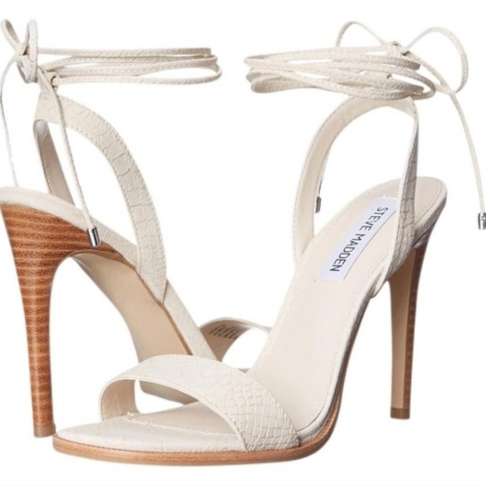 Steve Madden Faithful Lace Up Strappy Sandal Heels US Size 9